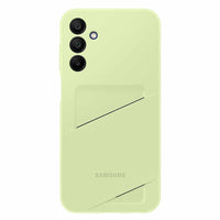 Samsung - Coque à Fente pour Carte pour Samsung Galaxy A15 5G - Vert Citron-La Coque avec Fente pour Carte Galaxy A15 5G est élégante et disponible en deux couleurs attrayantes pour donner un style supplémentaire à votre téléphone – Noir ou Citron Vert