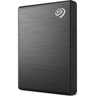 Seagate - SSD externe One Touch USB 3.2 Gen 2 de 2 To (tissu tissé noir)-Capacité allant jusqu'à 2 To pour conserver tous vos fichiers, films et photos au même endroit