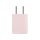 LOGiiX - Vibrance Power Mini 30W USB-C Chargeur Mural - Rose-Un seul port USB Type-C Power Delivery offre une charge rapide de 30 W
