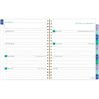 AT-A-GLANCE - Agenda hebdomadaire/mensuel BADGE floral 2026 - 11 po H x 8 1/2 po l - multicoloure - bilingue-Format des pages : 11 po H x 8 1/2 po l