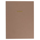 Gry Mattr - Cahier de notes - 6 po x 8 po - Ligné - 80 feuilles - Beige-La couverture est faite de sous-produit d’amande
