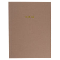 Gry Mattr - Cahier de notes - 6 po x 8 po - Ligné - 80 feuilles - Beige-La couverture est faite de sous-produit d’amande