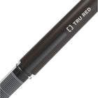TRU RED – Stylos à bille roulante – pointe fine – noir – paquet de 3-Pince de poche pratique pour fixer le stylo aux cahiers de notes, aux poches et plus encore