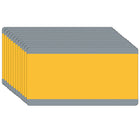 Ashley Productions - ASH10819-12 Grand guide de lecture - 3-3/4" x 7-1/4" - Jaune doré - Ensemble de 12-Suivez facilement l'impression à travers la fenêtre teintée transparente.