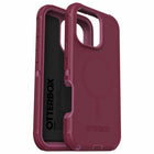 OtterBox - Coque Defender Pro avec MagSafe pour iPhone 16 Pro Max - Rouge Foxberry-Défense à trois couches avec couverture en silicone pour résister aux cho