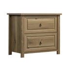Sauder - La Collection Hillmont Farm Classeur latéral - Finition Timber Oak-Plateau durable de 1 po d'épaisseur pour une surface d’exposition robuste et fiable