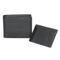 Club Rochelier - Portefeuille Billfold pour hommes avec porte-cartes amovible - Combo noir-8 emplacements pour cartes de crédit