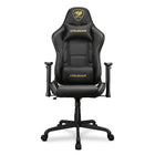 Cougar - Chaise de jeu inclinable et pivotante Armor Elite - noir et or-Chaise de jeu avec enveloppe et dossier haut