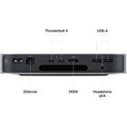 Apple - Mac mini - M2 - 512 Go SSD - 8 Go RAM - Argent-GPU à 10 cœurs, moteur neuronal à 16 cœurs