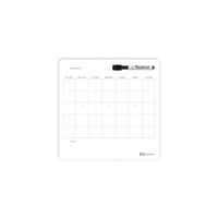 Quartet - Calendrier magnétique effaçable à sec - 30,5 x 30,5 cm - Sans cadre - Blanc-DOUBLE FONCTIONNALITÉ : Ce calendrier combine une surface effaçable à sec et un tableau magnétique en un seul. Utilisez le marqueur effaçable à sec Quartet inclus pour écrire votre emploi du temps ou noter des remarques dans la section Notes en bas, attachez des papiers, des photos et des notes avec des aimants, ou utilisez des accessoires magnétiques pour organiser vos plans.