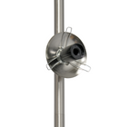 JAC Styles - Lampe de piedlLiam 2 lumineuses de 66 pouces - nickel brossé avec abat-jour blanc-7