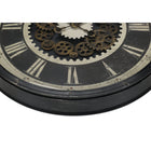 Monarch Specialties - Horloge - 30 po Rond - Mécanisme D'Engrenage - Surdimensionné Grand - Horloge Murale - Brun - Transitionnel-3 piles AA sont nécessaires (non incluses) pour profiter du mouvement artistique de cette horloge de style transitionnel . pour usage intérieur uniquement