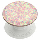 PopSockets - PopGrip Iridescent Confetti Rose-Compatible avec la charge sans fil grâce au retrait facile du PopTop.