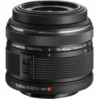 Olympus - Objectif M.Zuiko Digital 14-42mm f/3.5-5.6 II R - Noir-Système Micro Quatre Tiers