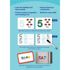 Teacher Created Resources - Cartes d'apprentissage de l'alphabet et des nombres - Ensemble de 75-Niveaux Prématernelle