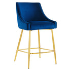 Modway - Discern Tabourets de comptoir - Marine - Ensemble de 2-Poignée décorative