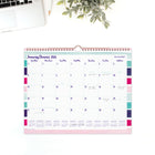 AT-A-GLANCE - Calendrier mural mensuel à rayures de carrousel 2026 - 11 7/8 po H x 14 7/8 po l - bilingue-12 mois : janvier 2026 à decembre 2026