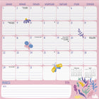 DateWorks - 2026 Calendrier Mural Magnétique Familial 16 Mois - 12 po x 12 po - Anglais -16 pages mensuelles détachables avec section de notes pour Septembre 2024 à Décembre 2025