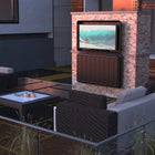 Storm Shell - Housse de protection rigide pour téléviseur d'extérieur avec support mural - 32" H x 44" L-8