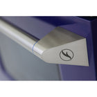 Kucht - 30 po Série KNG Cuisinière Pro Style au gaz propane - Acier inoxydable/Bleu-Porte de four interchangeable disponible en neuf couleurs