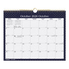 Blueline - Calendrier Mural Scolaire Mensuel 12 Mois  D’Août À Juillet – 15 po H x 12 po l - Motif Nautique – Bilingue-9