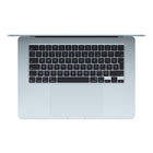Apple - Portatif MacBook Air 15 po - Puce M4 - SSD 256 Go - Mémoire unifiée 16 Go - Bleu ciel - Français-Conçu Pour Apple Intelligence - Apple Intelligence est un système d’intelligence personnelle qui vous aide à écrire, à vous exprimer et à en faire plus sans effort. Avec des protections de la vie privée révolutionnaires veillant à ce que personne d’autre n’ait accès à vos données – pas même Apple. Apple Intelligence à venir en français début avril