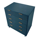 Manhattan Comfort - Granville commode et chiffonnier modernes - bleu minuit - ensemble de 2-10