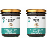 The Cherry Tree - Chutney fondant aux figues et aux dattes, 210 g, paquet de 2-Chutney riche, foncé et fruité à la texture fondante.