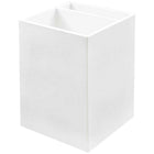 JAM Paper - JAM Paper - Ensemble d'organisateurs de bureau punaisables de luxe - 1 plateau supérieur, 2 plateaux à courrier et 1 porte-stylo - Blanc-Quantité : un plateau de fournitures de bureau, deux bacs à papier et un porte-stylo.