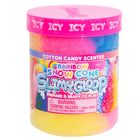 Slimygloop - Cornet Glacé Arc-En-Ciel -Cette substance gluante prête à l’emploi présente un tourbillon arc-en-ciel de rose, jaune, et bleu – elle est aussi captivante à regarder qu’à écraser!
