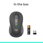 Logitech - Signature Plus M750 souris sans fil pour les mains de petite et moyenne taille - Graphite -10