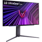 LG - Moniteur de jeu OLED UltraGear de 27 po - 27GS93QE-B-VESA DisplayHDR True Black 400 et rapport de contraste de 1,5 M:1 – La certification VESA DisplayHDR True Black 400 signifie que ce moniteur répond aux normes de l'industrie en matière de luminosité ainsi que d'expression des couleurs noires profondes et riches. Avec un rapport de contraste de 1,5 M:1, l'avantage pour les jeux est de bénéficier de couleurs et de détails d'image impeccables dans les scènes sombres pour une expérience visuelle époustou