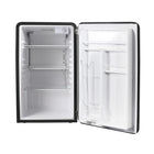 Magic Chef - Mini-réfrigérateur rétro noir de 3,2 pi³ sans congélateur-Les pieds réglables permettent de stabiliser le mini-réfrigérateur sur des surfaces inégales