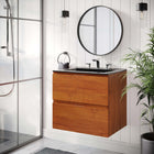 Modway - Scenic Support mural de 24" Vanette de salle de bain - Cerise noire-Construction en mélamine