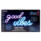 Incredible Group - Illumin8 Good Vibes Enseigne LED au néon-Prise USB