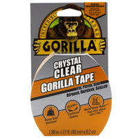 Gorilla - Crystal Clear Ruban adhésif - 48 mm l x 9 yd L - Transparent-Très robuste : utilisez pour les réparations difficiles dans la maison
