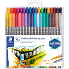 Staedtler - Marqueur artistique - Couleurs assorties-Un stylo - deux pointes pour des traits fins et larges