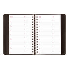 Brownline - 2026 Agenda quotidien Essential - 8 po x 5 po - Noir - Anglais-Chaque page comporte trois blocs pour les notes et les appels