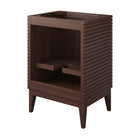 Modway - Ledger 24" Armoire de toilette de salle de bain (lavabo non inclus) - Noyer-8