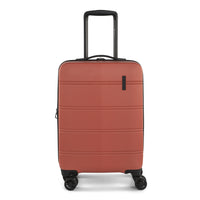 Swiss Mobility LAX 22 po Valise de cabine rigide - Coral-Roues doubles à 360 degrés (8 roues) pour un roulement sans effort