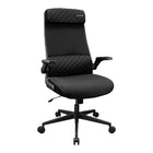 COUGAR - Stryder Chaise de bureau ergonomique avec support lombaire et accoudoirs relevables - noir-Appuie-tête réglable plus large: Offre un soutien flexible pour le cou et la tête, favorisant un alignement sain dans différentes positions d’inclinaison et tâches