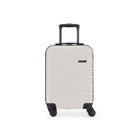 Swiss Mobility - SEA Bagage à main rigide - Lait d'avoine-Roues doubles pivotantes à 360 degrés pour un roulement doux et silencieux