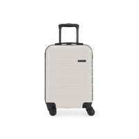 Swiss Mobility - SEA Bagage à main rigide - Lait d'avoine-Roues doubles pivotantes à 360 degrés pour un roulement doux et silencieux