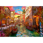 Ravensburger - Puzzle Romance de Venise - 1000 pièces-Fabriqué en Allemagne, ce puzzle est fabriqué à partir de matériaux issus de forêts certifiées FSC gérées de manière responsable, de sources recyclées et d'autres matériaux soigneusement contrôlés. Le FSC (Forest Stewardship Council) est une organisation à but non lucratif qui se consacre à la promotion d'une gestion forestière respectueuse de l'environnement, socialement bénéfique et économiquement viable.