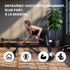 MotionGrey - Haltère réglable avec 15 réglages - 5 - 52,5 lb - Simple-Construction durable et silencieuse : les plaques renforcées, dotées d’un moulage protecteur, assurent des performances durables et une expérience de levage plus silencieuse.