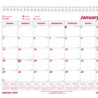 Brownline - 2026 Calendrier mensuel - 11 po x 8-1/2 po - Anglais-Un mois par feuille avec un bloc par jour 