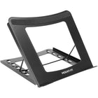 Mount-It! - Support pliable et portable pour ordinateur portable - noir-Compatible avec les ordinateurs portables de 10 à 15 pouces et la plupart des tablettes