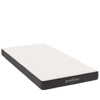 Modway - Aveline 6 po Matelas simple-Mousse à mémoire de forme infusée au gel de 1,5 po