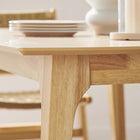 Modway - Juxtapose Rectangle de 63 po Table à manger, Chêne-Places jusqu’à 6 personnes