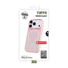 TUFF8 - Étui GlideGuard Mag Rose iPhone 17 Pro-Bords surélevés : offrent une protection supplémentaire à la fois pour l'écran et l'appareil photo, protégeant les zones clés des impacts